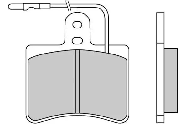 Brake Pad Set, disc brake (12-0086)