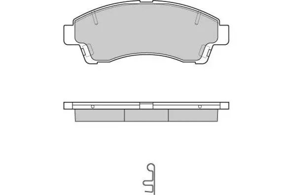Brake Pad Set, disc brake (12-0903)