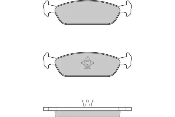 Brake Pad Set, disc brake (12-0444)