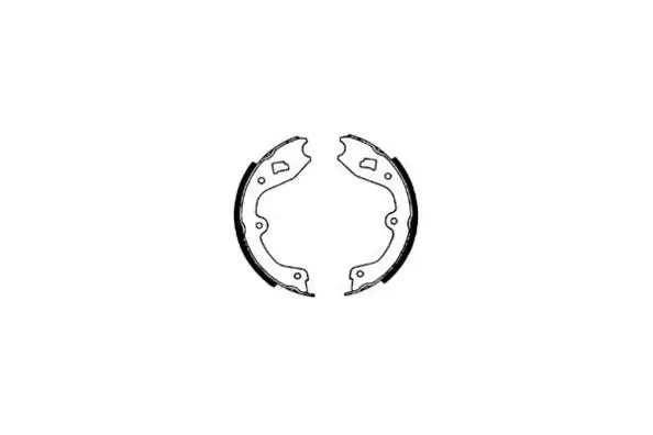 Brake Shoe Set, parking brake (09-0210)