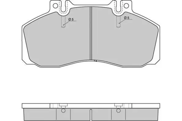 Brake Pad Set, disc brake (12-5289)