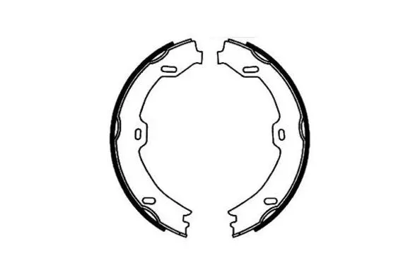 Brake Shoe Set, parking brake (09-0629)