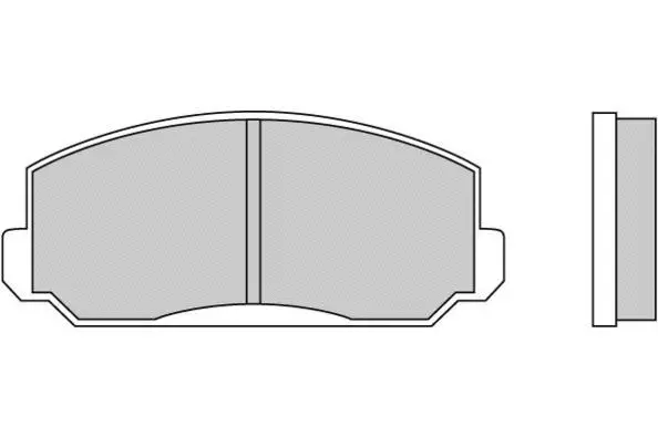 Brake Pad Set, disc brake (12-0150)
