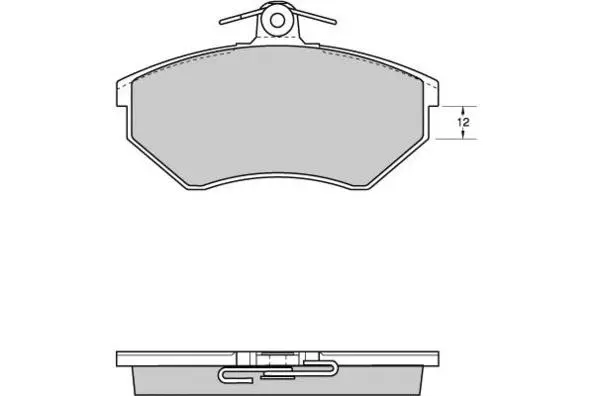 Brake Pad Set, disc brake (12-0531)