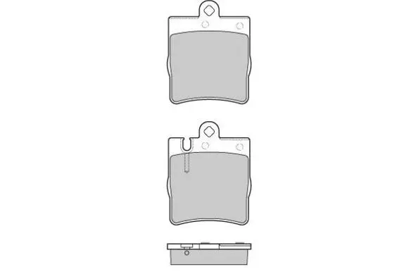 Brake Pad Set, disc brake (12-0936)