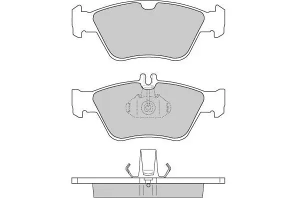 Brake Pad Set, disc brake (12-0694)