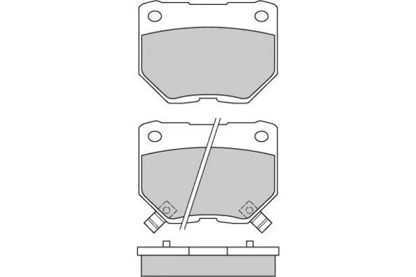 Brake Pad Set, disc brake (12-0650)