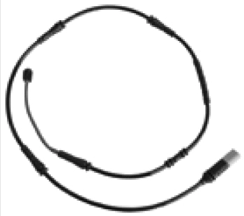 Warning Contact, brake pad wear (17-2081)