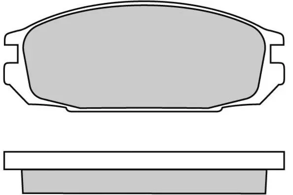 Brake Pad Set, disc brake (12-0445)