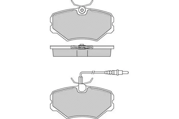 Brake Pad Set, disc brake (12-0670)