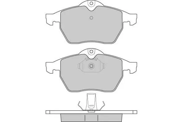 Brake Pad Set, disc brake (12-0692)
