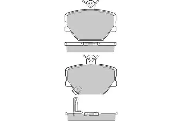 Brake Pad Set, disc brake (12-0881)