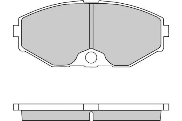Brake Pad Set, disc brake (12-0722)
