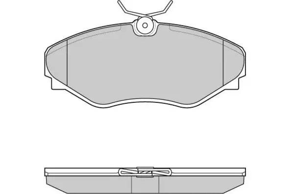 Brake Pad Set, disc brake (12-1011)
