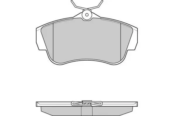 Brake Pad Set, disc brake (12-1284)