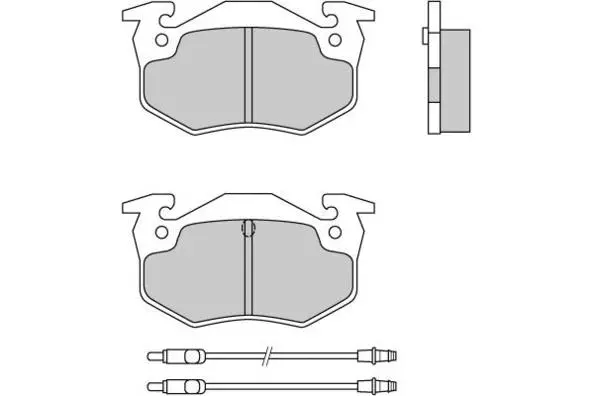 Brake Pad Set, disc brake (12-0216)