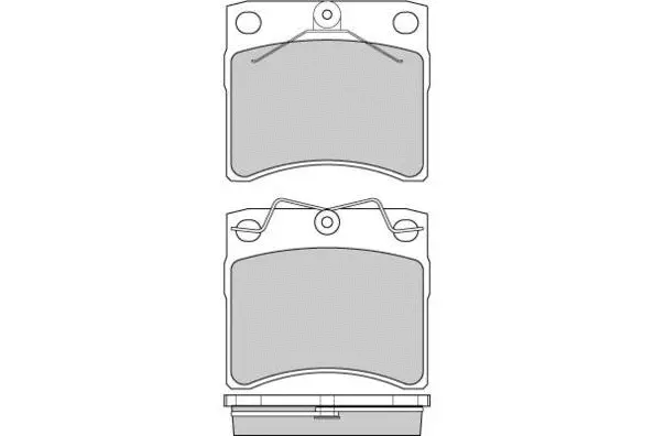 Brake Pad Set, disc brake (12-0802)