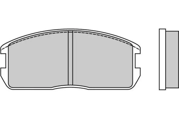 Brake Pad Set, disc brake (12-0270)