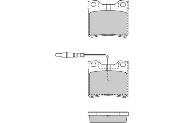 Brake Pad Set, disc brake (12-0705)