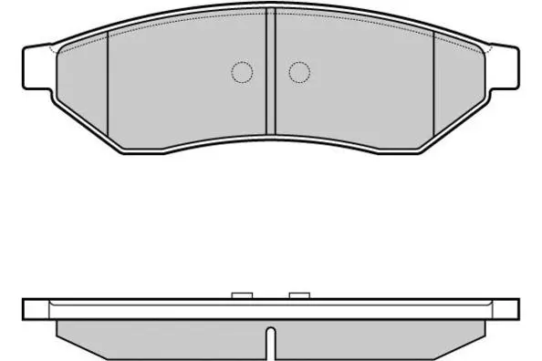 Brake Pad Set, disc brake (12-1162)