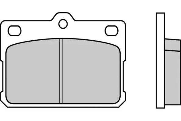 Brake Pad Set, disc brake (12-0198)