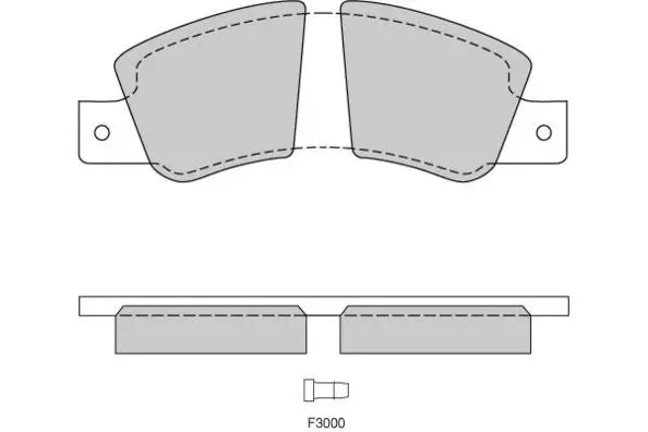 Brake Pad Set, disc brake (12-0181)