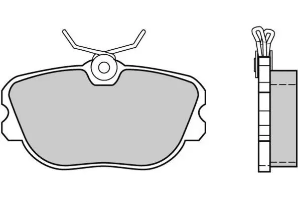 Brake Pad Set, disc brake (12-0365)