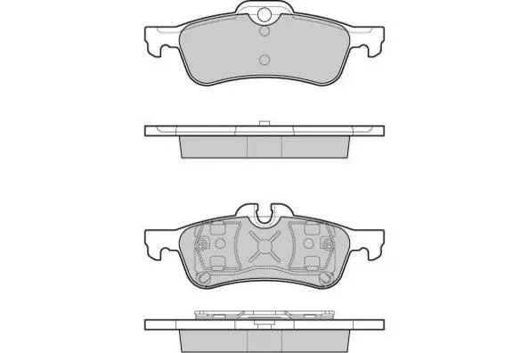 Brake Pad Set, disc brake (12-1075)