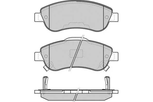 Brake Pad Set, disc brake (12-1352)