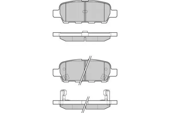 Brake Pad Set, disc brake (12-1067)