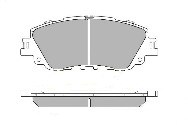 Brake Pad Set, disc brake (12-1723)