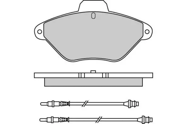 Brake Pad Set, disc brake (12-0565)