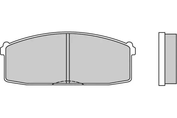 Brake Pad Set, disc brake (12-0237)