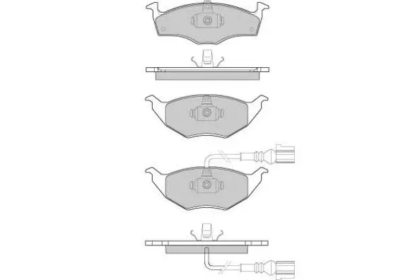 Brake Pad Set, disc brake (12-1032)