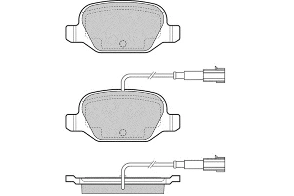 Brake Pad Set, disc brake (12-1489)