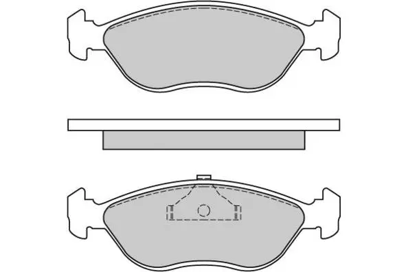 Brake Pad Set, disc brake (12-0656)