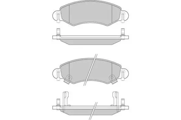 Brake Pad Set, disc brake (12-0907)