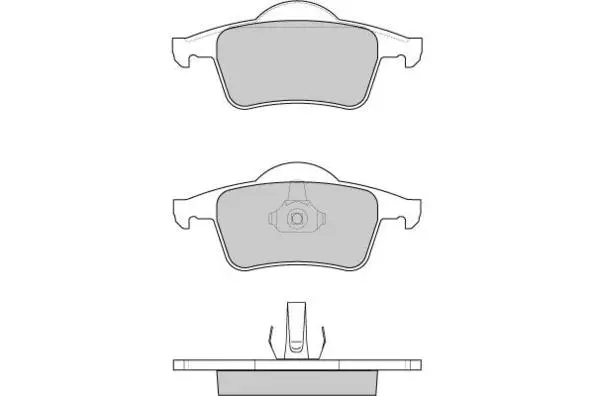 Brake Pad Set, disc brake (12-0843)