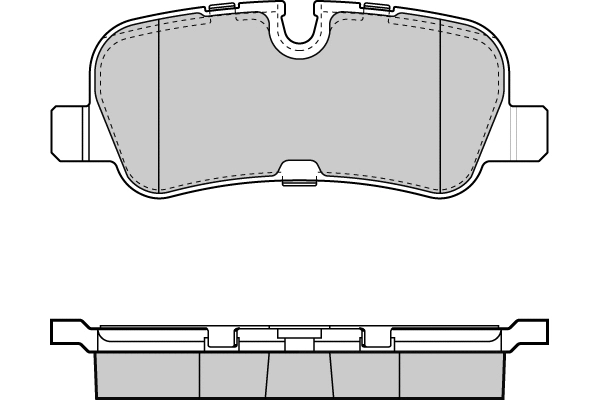 Brake Pad Set, disc brake (12-1417)