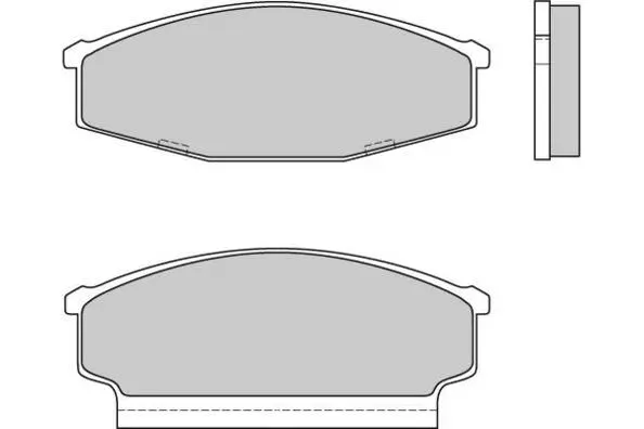 Brake Pad Set, disc brake (12-0408)