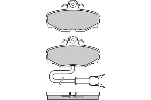 Brake Pad Set, disc brake (12-0467)