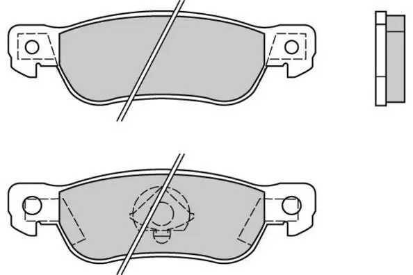 Brake Pad Set, disc brake (12-0436)