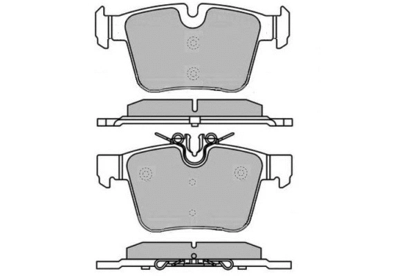 Brake Pad Set, disc brake (12-1616)