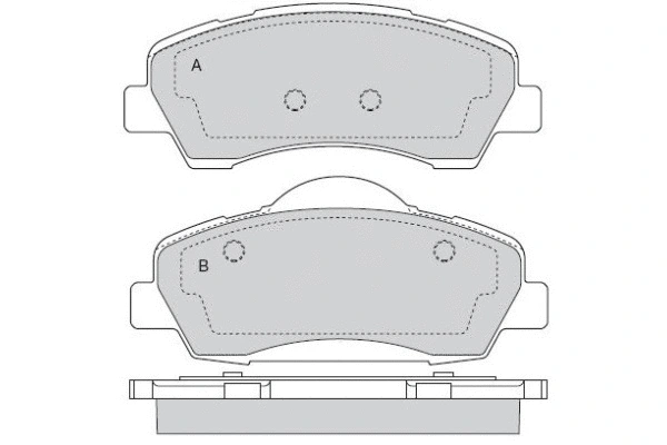 Brake Pad Set, disc brake (12-1559)