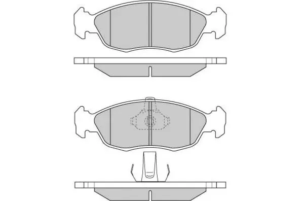 Brake Pad Set, disc brake (12-0853)
