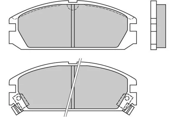 Brake Pad Set, disc brake (12-0349)
