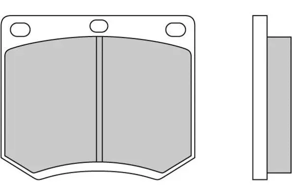 Brake Pad Set, disc brake (12-0139)