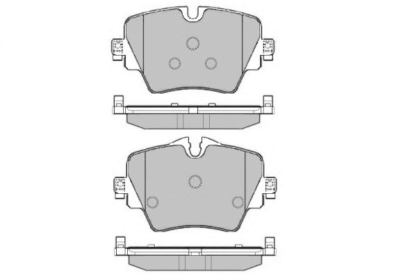 Brake Pad Set, disc brake (12-1620)