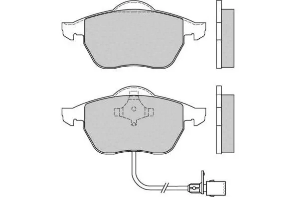 Brake Pad Set, disc brake (12-0516)