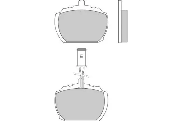 Brake Pad Set, disc brake (12-0207)
